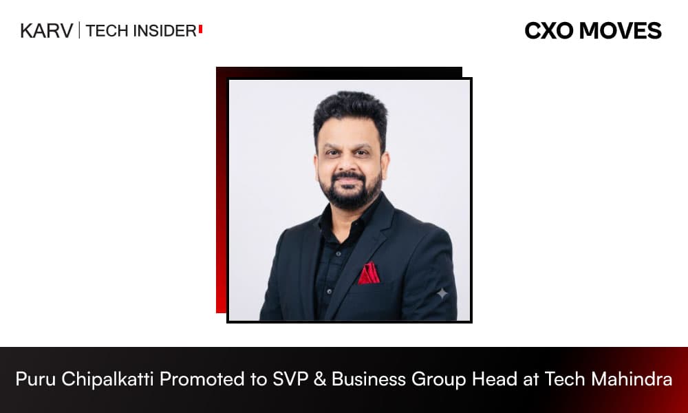 Tech Mahindra Elevates Puru Chipalkatti to Senior Vice President & Business Group Head - AI Leadership & Strategy news